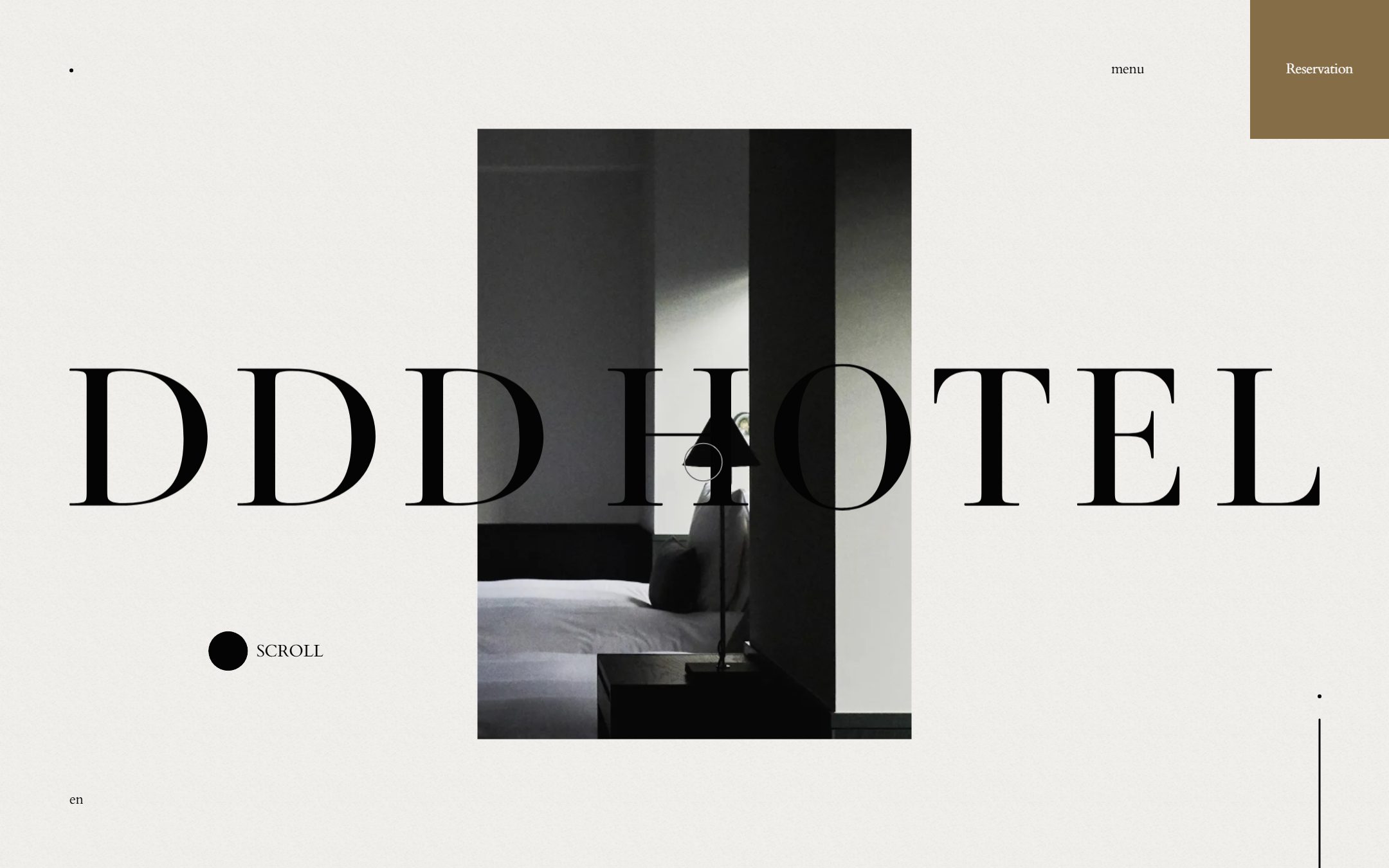 DDD HOTELのファーストビュー