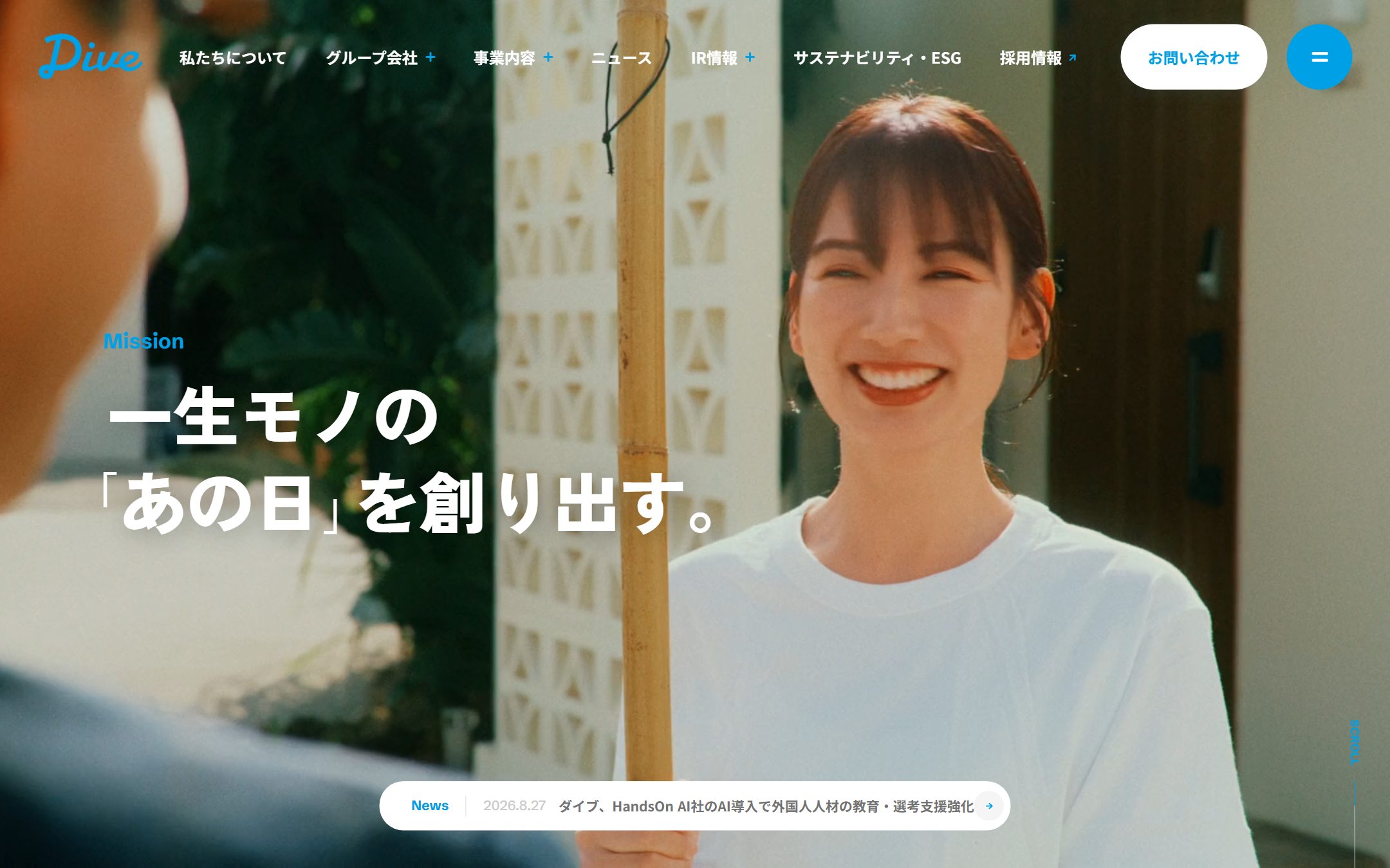 ダイブのファーストビュー