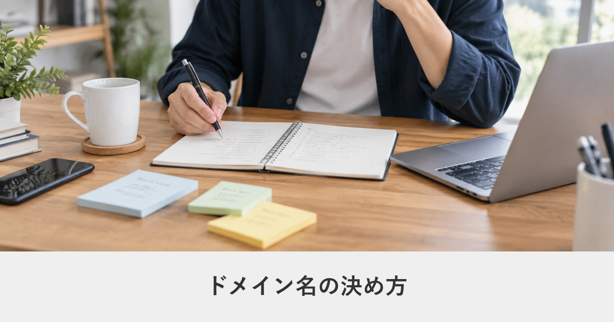 ドメイン|ドメイン名の決め方|後悔しないための7つの基準