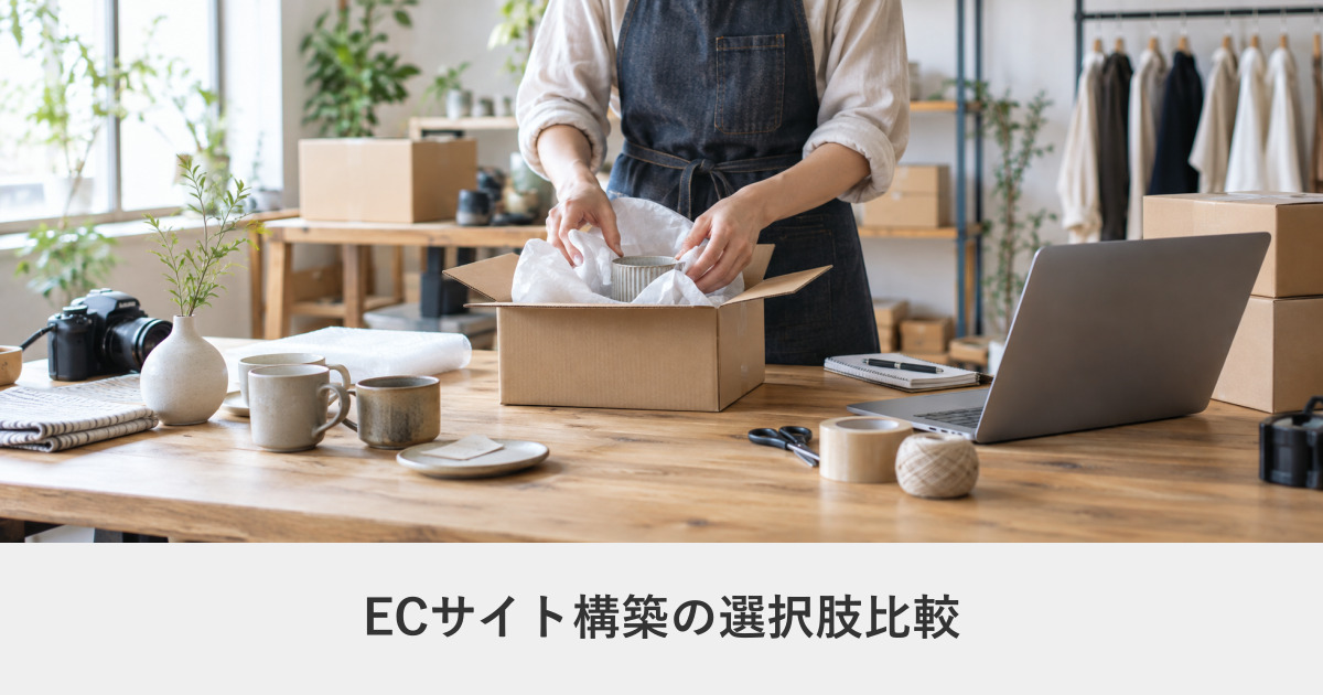 EC・ネットショップ|ECサイト構築の選択肢比較|ASP・オープンソース・パッケージの選び方