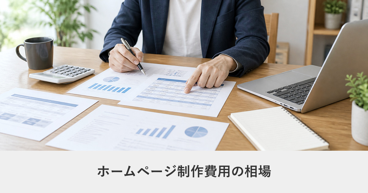 発注ガイド|ホームページ制作費用の相場【2026年版】|内訳・種類別の料金表と、安い見積もりの見分け方
