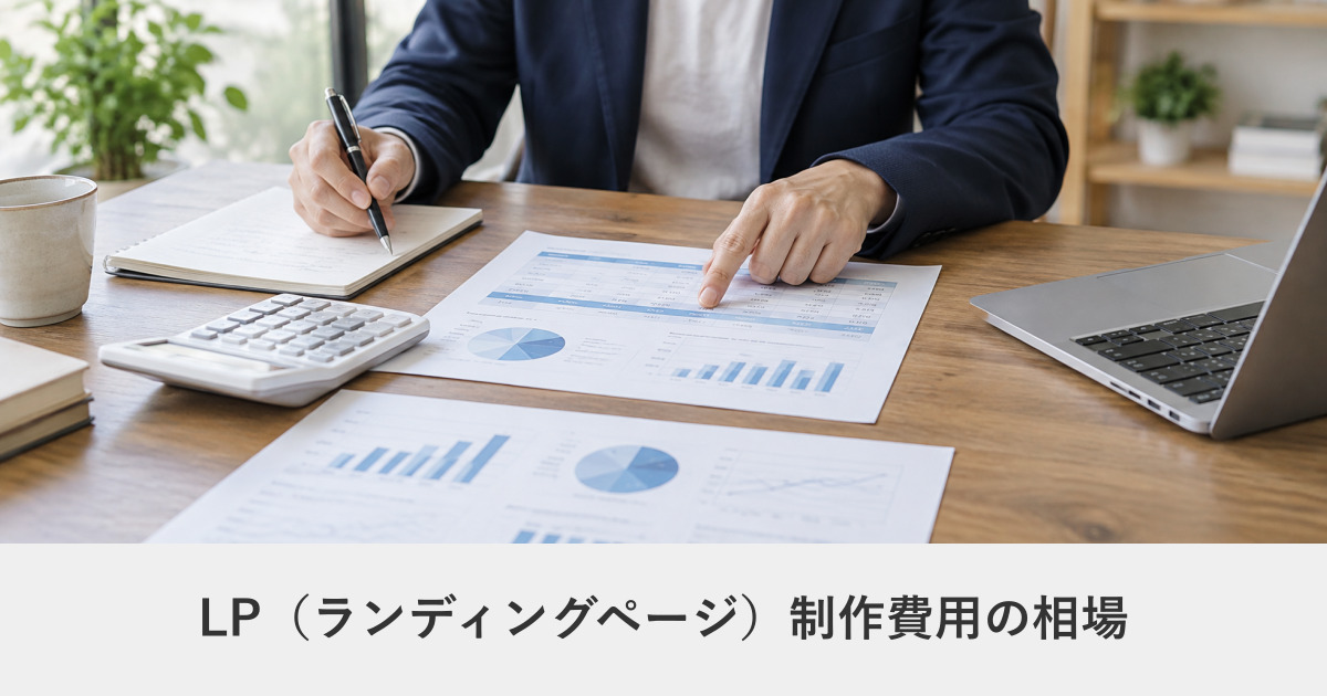 発注ガイド|LP(ランディングページ)制作費用の相場|価格帯別の内訳と広告費との関係