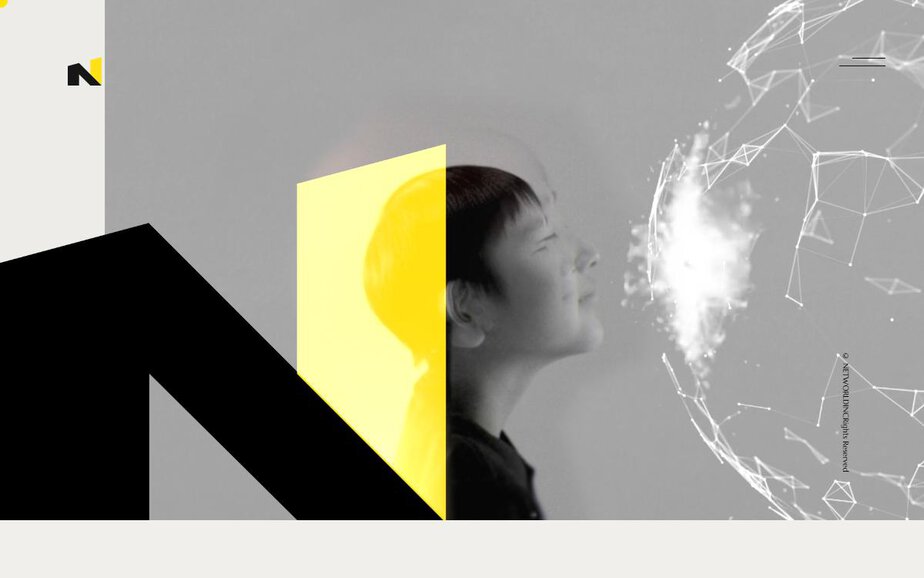 NETWORLDINC Rights Reservedの公式サイトのファーストビュー